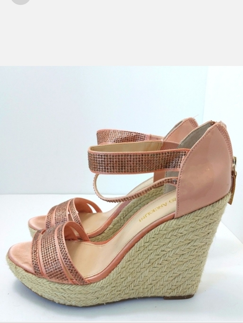Enzo Angiolini‎ Eaitsy Wedge Sandals, Size 8.5